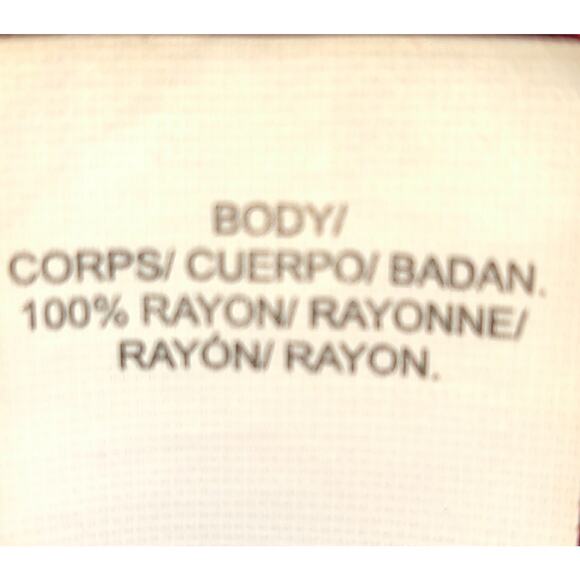 Vintage Lucky Brand Top Womens XL BOHO Peasant Burgundy Red Y2K Bohemian Floral - Picture 10 of 16